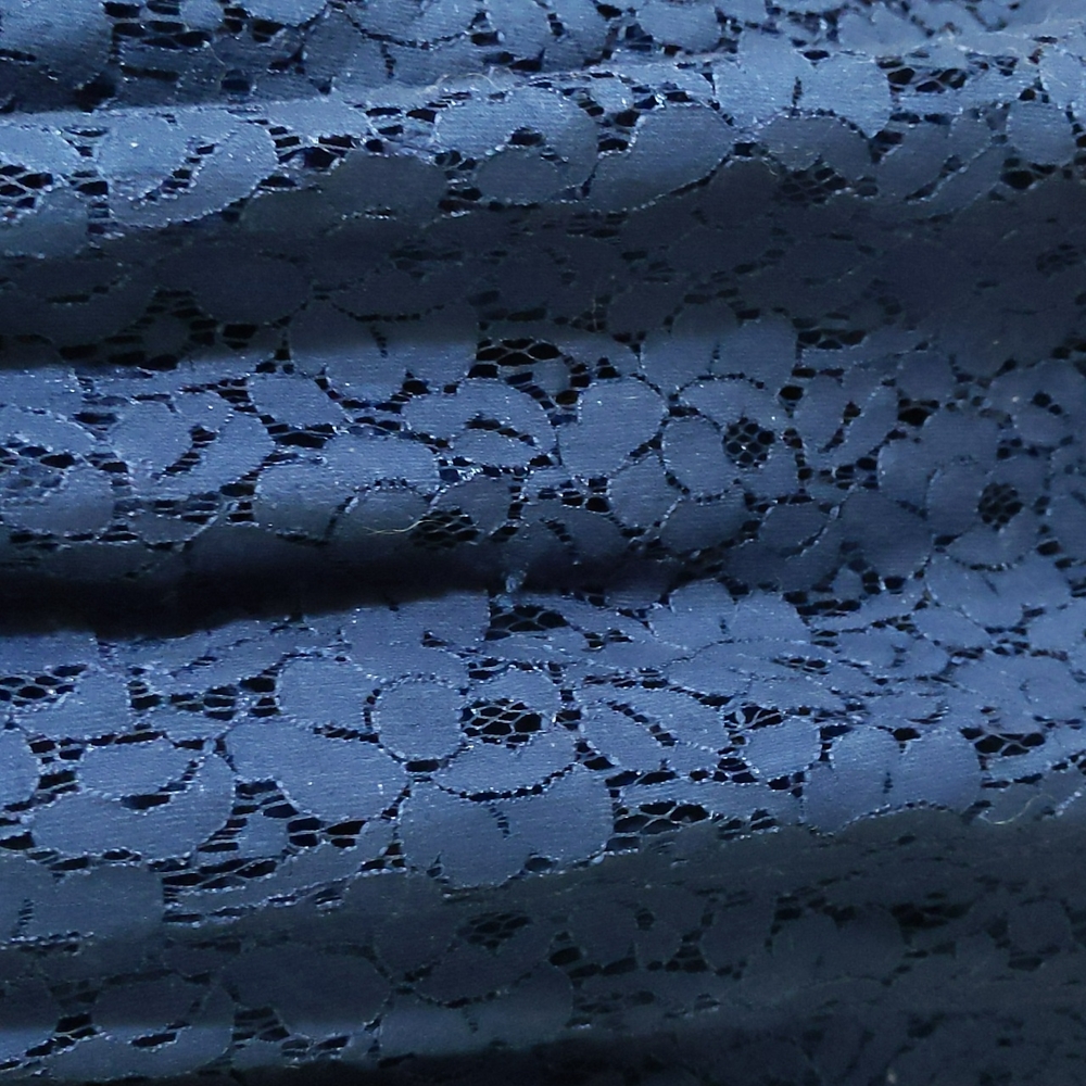 Lace navy blue dress - Picture 4 of 9